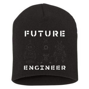 Stem Gift Love Math Physics Future Engineer Short Acrylic Beanie