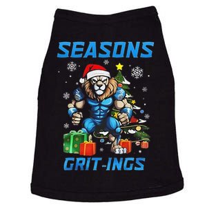 Seasons Gritings Lions Christmas Funny Christmas 2024 Doggie Tank