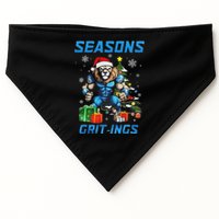 Seasons Gritings Lions Christmas Funny Christmas 2024 USA-Made Doggie Bandana