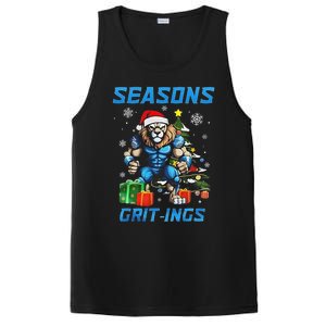 Seasons Gritings Lions Christmas Funny Christmas 2024 PosiCharge Competitor Tank