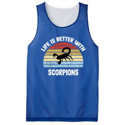 Scorpion Gift Life Is Better With Scorpions Gift Mesh Reversible Basketball Jersey Tank