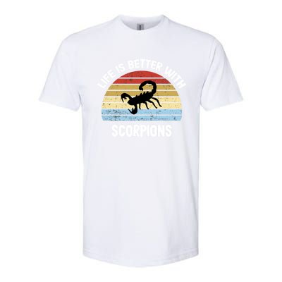 Scorpion Gift Life Is Better With Scorpions Gift Softstyle CVC T-Shirt