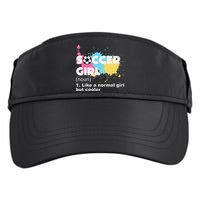 Soccer Girl Like A Normal Girl But Cooler Adult Drive Performance Visor