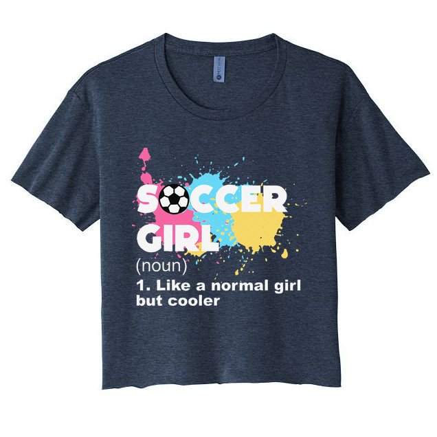 Soccer Girl Like A Normal Girl But Cooler Crop Top