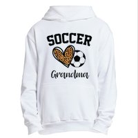 Soccer Grandma Leopard Heart Funny Mothers Day Urban Pullover Hoodie