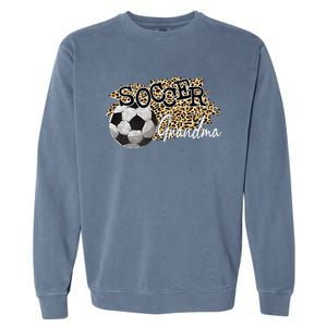 Soccer Grandma Leopard Soccer Grandma Garment-Dyed Sweatshirt