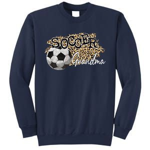 Soccer Grandma Leopard Soccer Grandma Sweatshirt