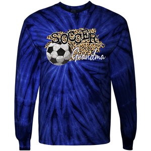 Soccer Grandma Leopard Soccer Grandma Tie-Dye Long Sleeve Shirt