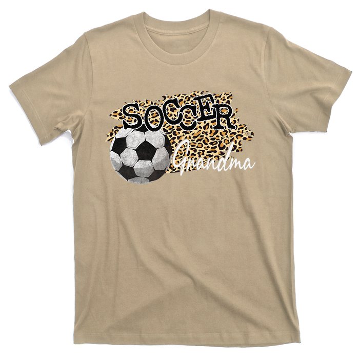 Soccer Grandma Leopard Soccer Grandma T-Shirt