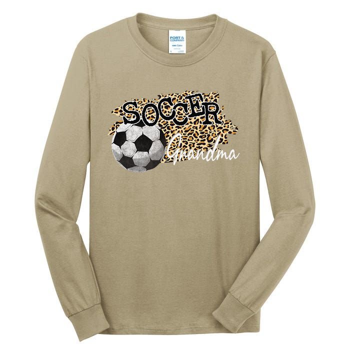 Soccer Grandma Leopard Soccer Grandma Tall Long Sleeve T-Shirt