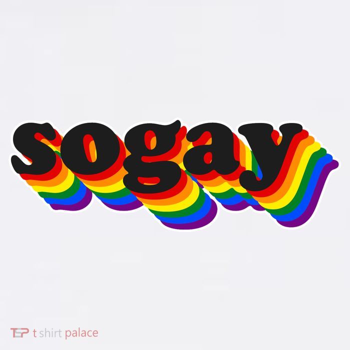 So Gay LGBT Pride Retro Tall T-Shirt