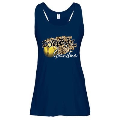 Softball Grandma Leopard Softball Grandma Ladies Essential Flowy Tank