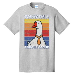 Serious Goose Lover Funny Goose Design Tall T-Shirt