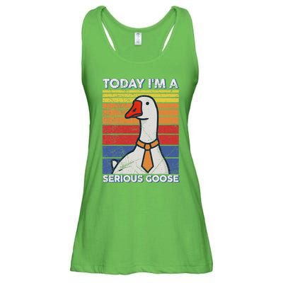 Serious Goose Lover Funny Goose Design Ladies Essential Flowy Tank