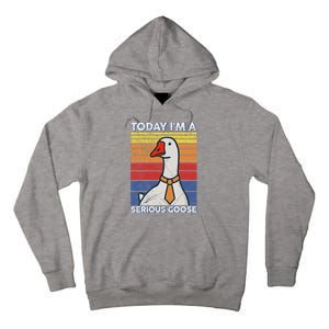 Serious Goose Lover Funny Goose Design Tall Hoodie