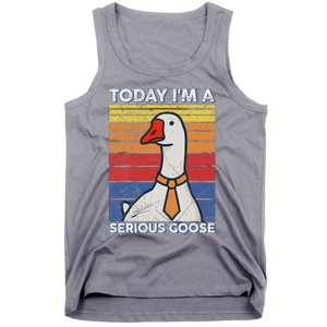 Serious Goose Lover Funny Goose Design Tank Top