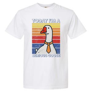 Serious Goose Lover Funny Goose Design Garment-Dyed Heavyweight T-Shirt