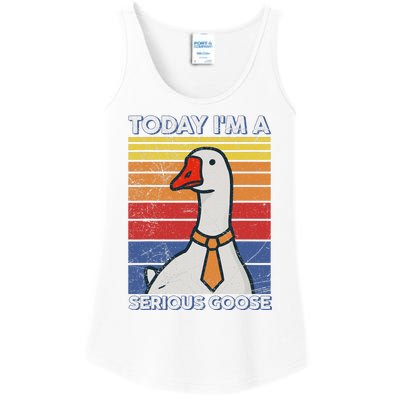 Serious Goose Lover Funny Goose Design Ladies Essential Tank