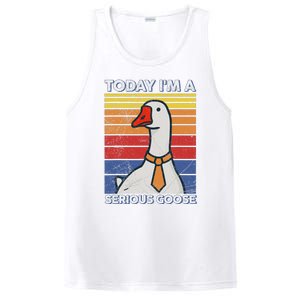 Serious Goose Lover Funny Goose Design PosiCharge Competitor Tank