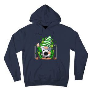 Soccer Gnome Lucky Shamrock Irish St Patrick's Day Tall Hoodie