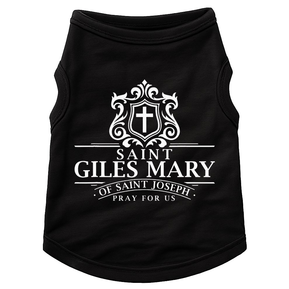 Saint Giles Mary of St Joseph Catholic Patron Job Search Doggie Tank