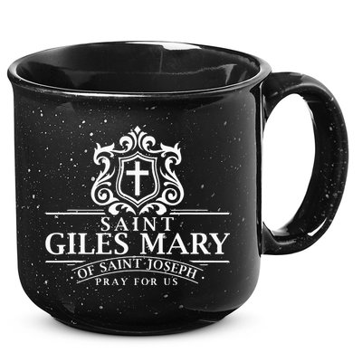 Saint Giles Mary of St Joseph Catholic Patron Job Search 15oz Campfire Ceramic Mug