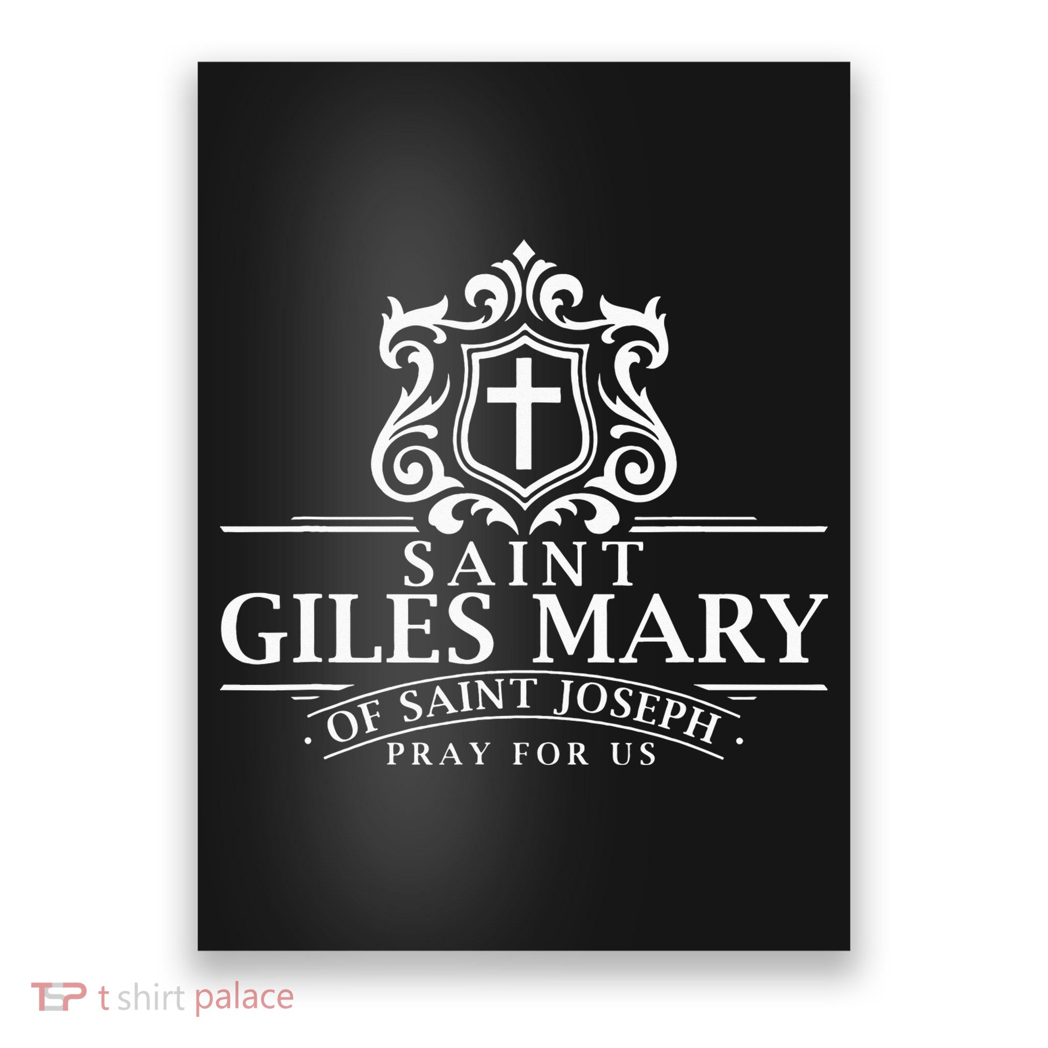 Saint Giles Mary of St Joseph Catholic Patron Job Search Poster