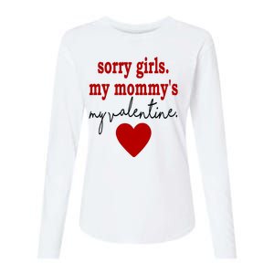 Sorry Girl My Mommy's My Valentine Gift For Mother Valentine Womens Cotton Relaxed Long Sleeve T-Shirt