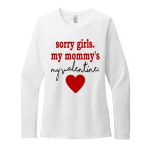 Sorry Girl My Mommy's My Valentine Gift For Mother Valentine Womens CVC Long Sleeve Shirt