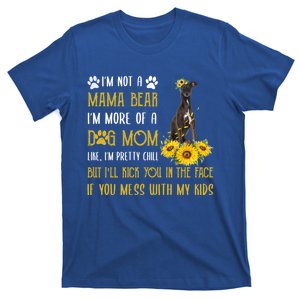 Sunflower Greyhound Mom Mothers Day Dog Mom Gift T-Shirt