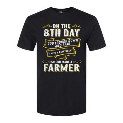 So God Made a Farmer Farming Agriculture Softstyle® CVC T-Shirt