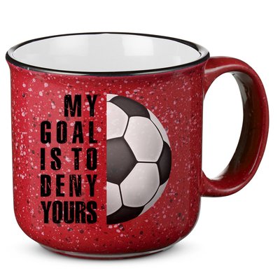 Soccer Goalie My Goal Is To Deny Yours Awesome Soccer 15oz Campfire Ceramic Mug