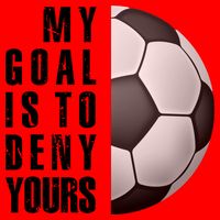 Soccer Goalie My Goal Is To Deny Yours Awesome Soccer Flat Bill Trucker Hat
