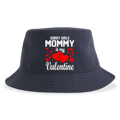 Sorry Girl Mommy Is My Valentine Gifts Idea Sustainable Bucket Hat