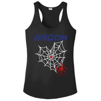 Spider Grooms Man Ladies PosiCharge Competitor Racerback Tank