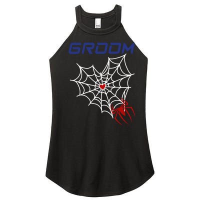 Spider Grooms Man Women's Perfect Tri Rocker Tank