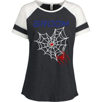 Spider Grooms Man Enza Ladies Jersey Colorblock Tee