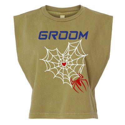 Spider Grooms Man Garment-Dyed Women's Muscle Tee