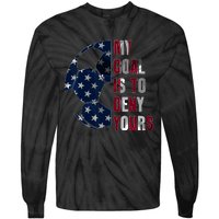 Soccer Goalie My Goal Is To Deny Yours Soccer Goalkeeper Tie-Dye Long Sleeve Shirt