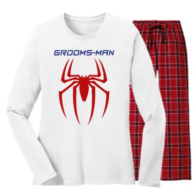 Spider Grooms Man Women's Long Sleeve Flannel Pajama Set 