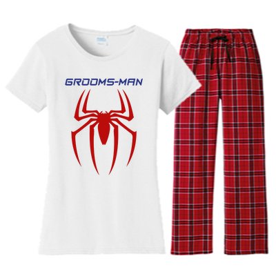 Spider Grooms Man Women's Flannel Pajama Set