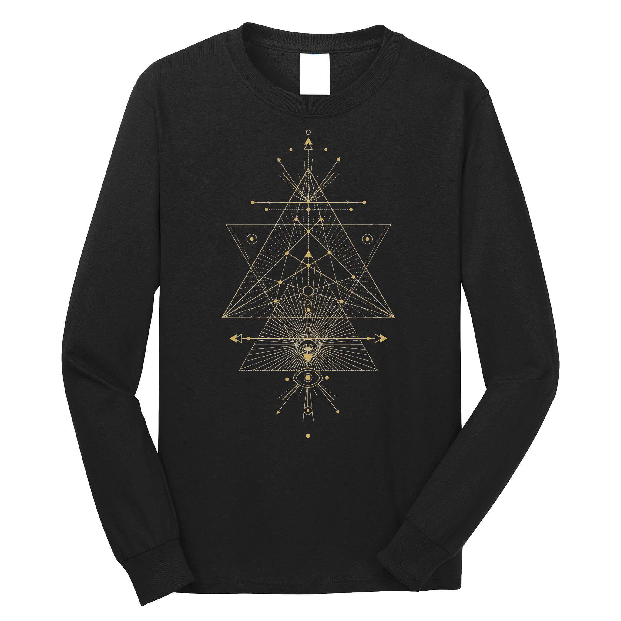 Sacred Geometry Mystical Symbol Long Sleeve Shirt