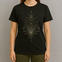 Sacred Geometry Mystical Symbol T-Shirt