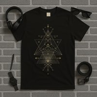 Sacred Geometry Mystical Symbol T-Shirt