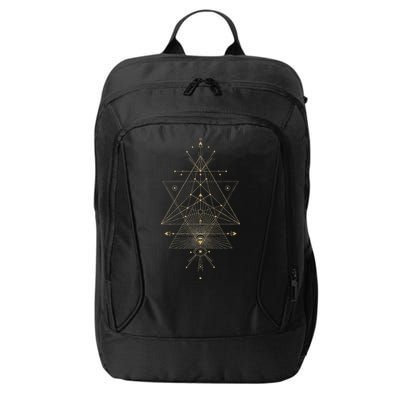 Sacred Geometry Mystical Symbol City Backpack