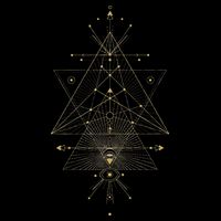Sacred Geometry Mystical Symbol Flatbill Hat