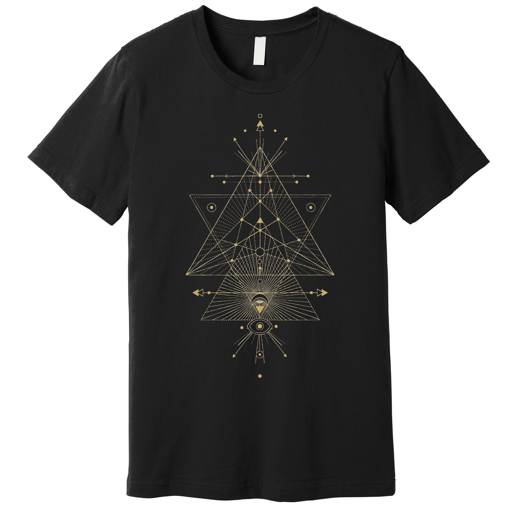 Sacred Geometry Mystical Symbol Premium T-Shirt