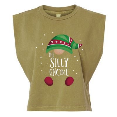 Silly Gnome Matching Christmas Pjs Family Pajamas Cool Gift Garment-Dyed Women's Muscle Tee