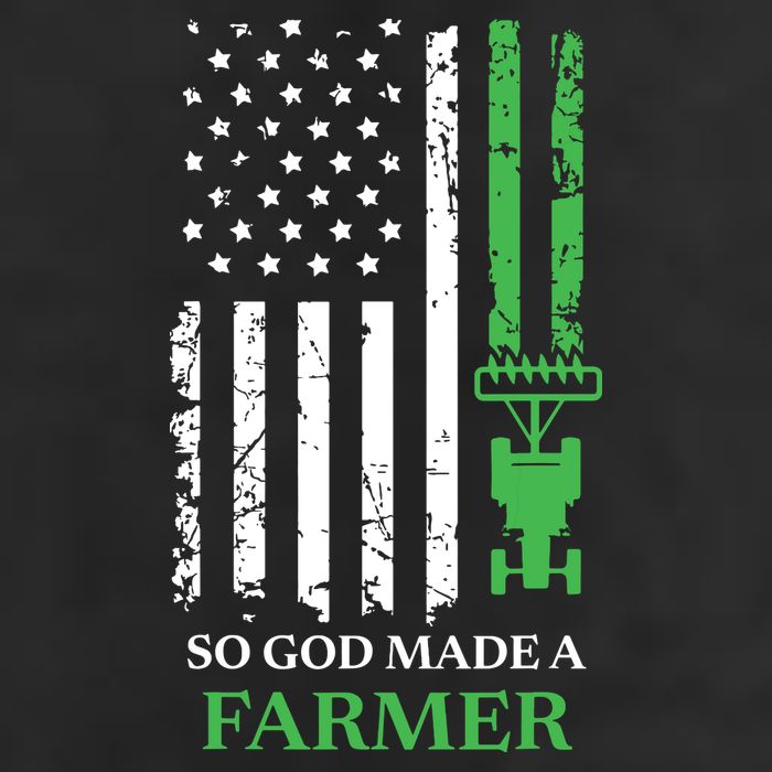 So God Made A Farmer Farming Farmer Adult Drive Performance Visor