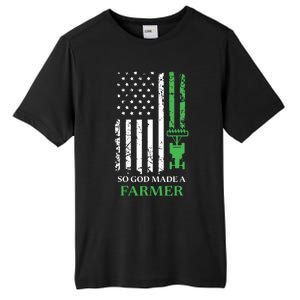 So God Made A Farmer Farming Farmer Tall Fusion ChromaSoft Performance T-Shirt